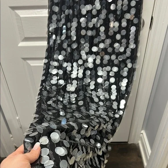 Lulus Black Sequin Maxi Dress - Picture 6 of 13